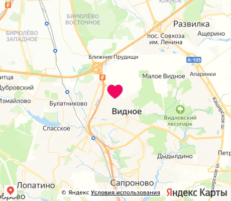 На карте