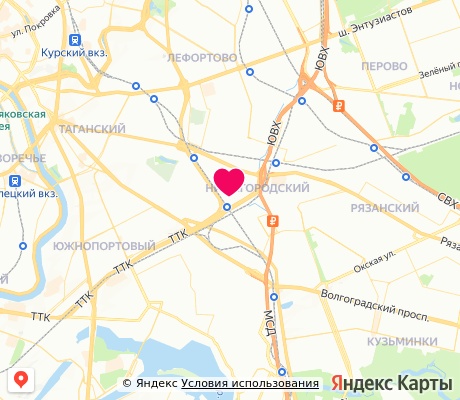 На карте