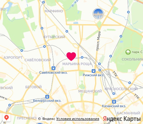 На карте