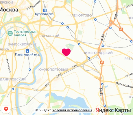 На карте