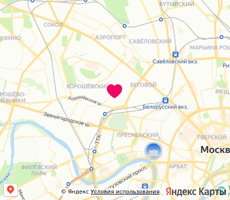 На карте
