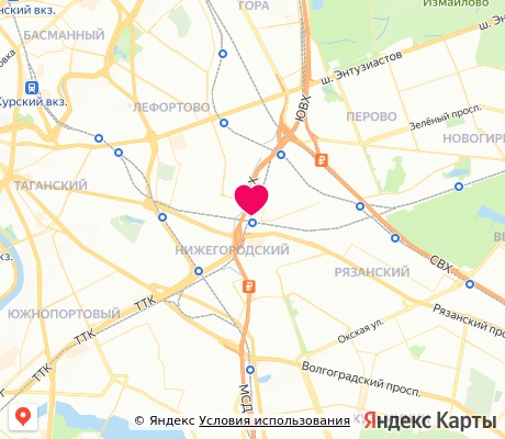 На карте