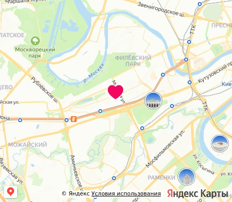 На карте