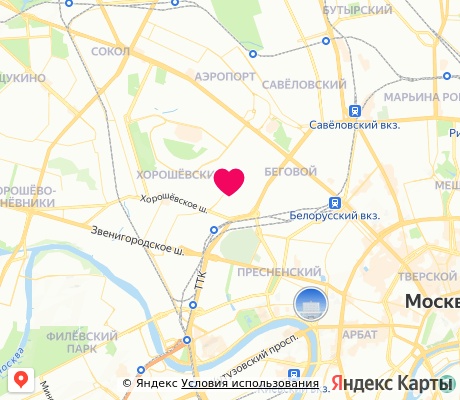 На карте