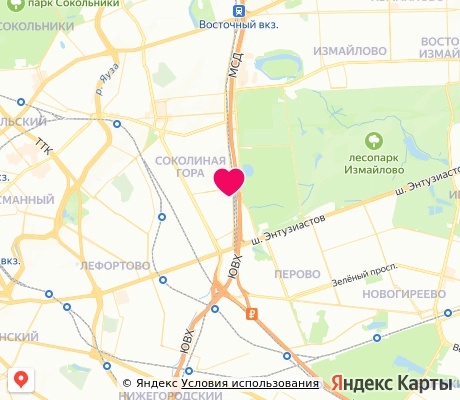 На карте