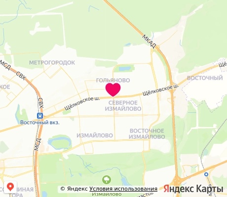 На карте