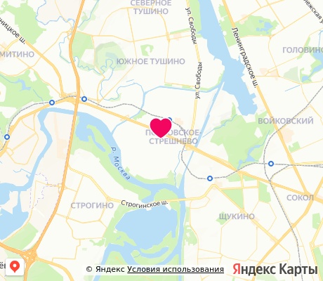 На карте
