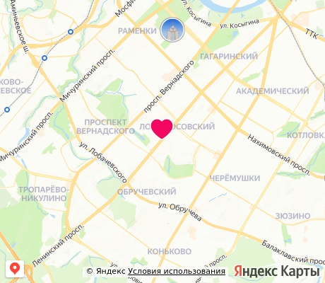 На карте