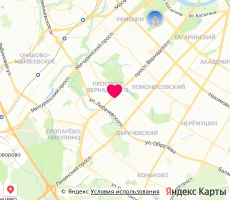 На карте