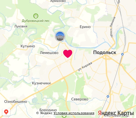 На карте