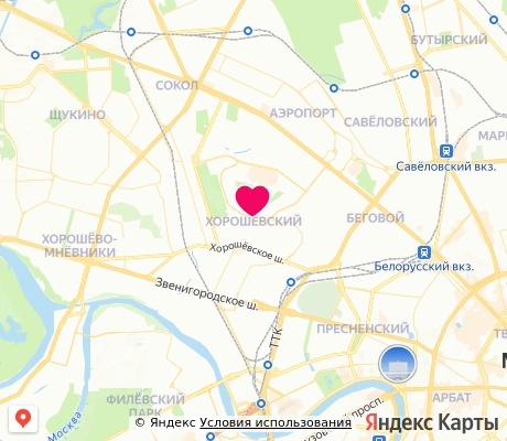 На карте