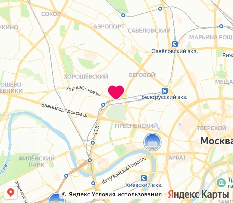 На карте