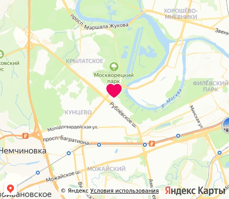 На карте