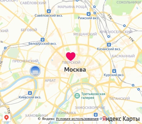 На карте