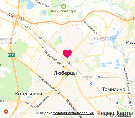 На карте