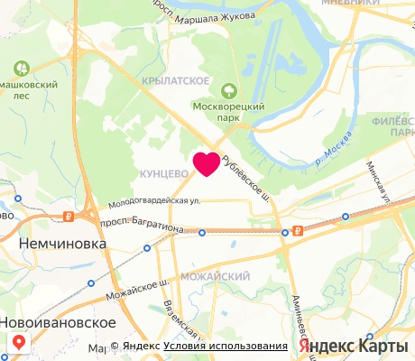 На карте