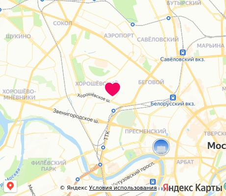 На карте
