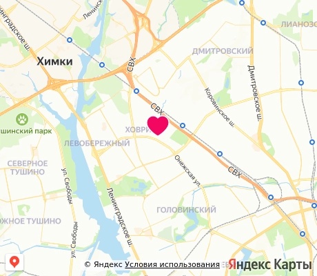 На карте