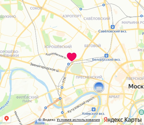 На карте
