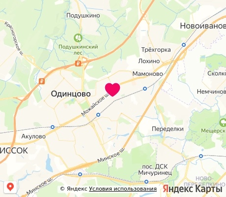 На карте