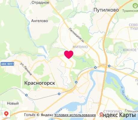 На карте