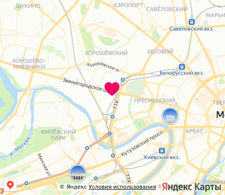 На карте