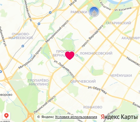 На карте