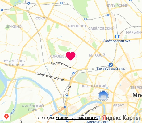 На карте
