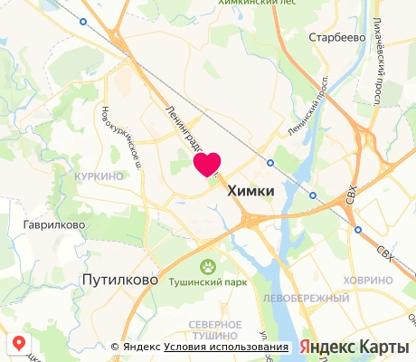 На карте