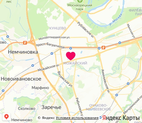 На карте