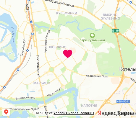 На карте