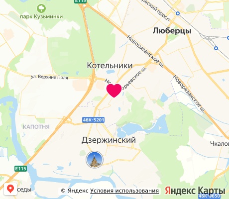 На карте