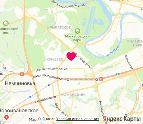 На карте