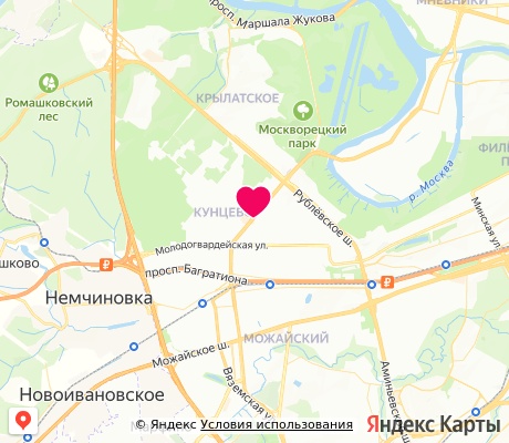 На карте