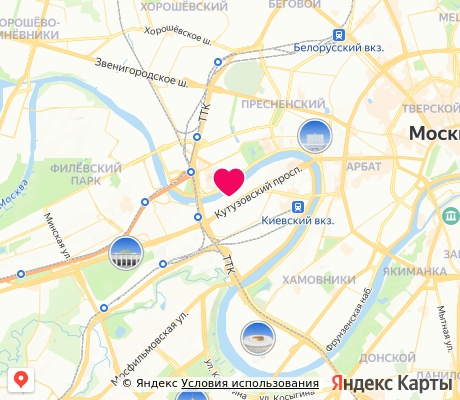 На карте