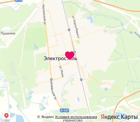 На карте