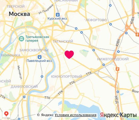 На карте