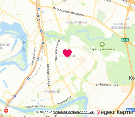 На карте