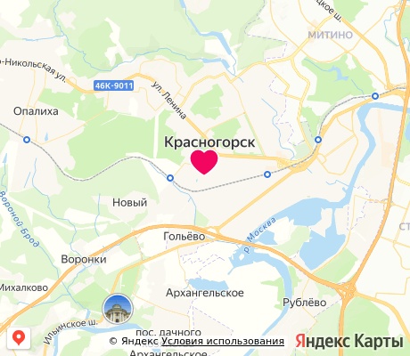 На карте