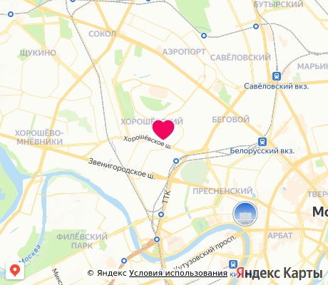 На карте