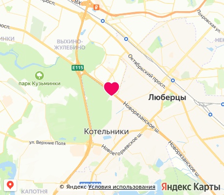 На карте
