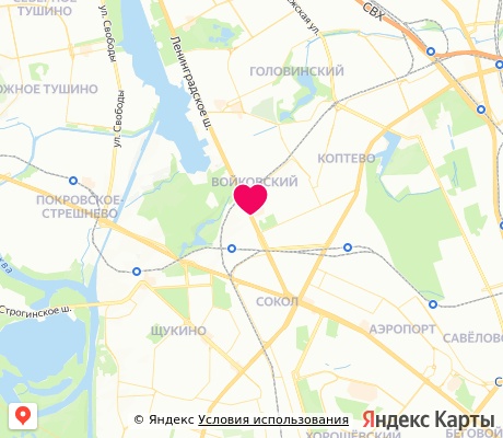 На карте