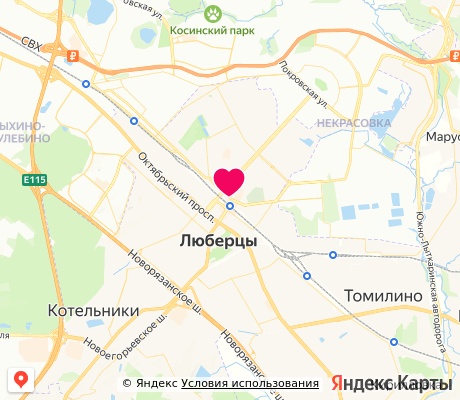 На карте