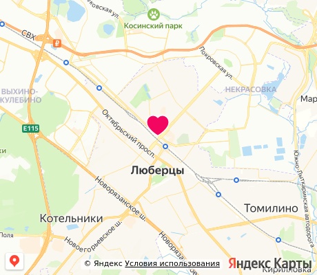 На карте