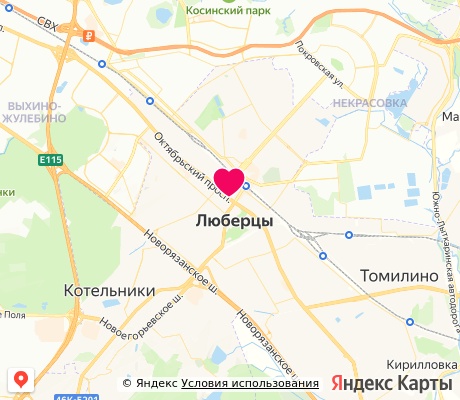 На карте