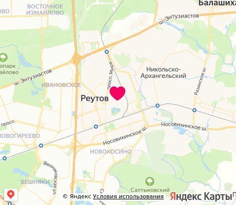 На карте