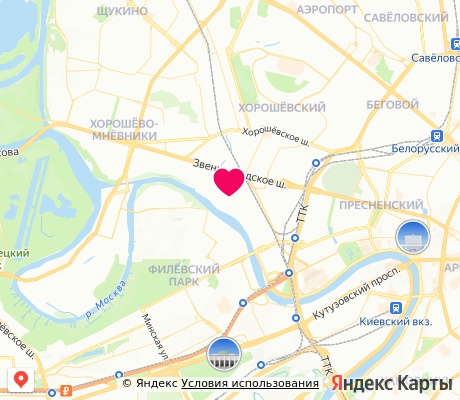 На карте