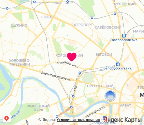 На карте