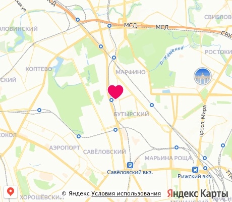На карте