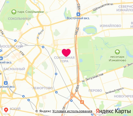 На карте